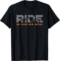 Mountain Bike T Shirt - Vintage MTB Unisex Black T Shirt M