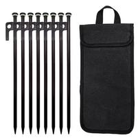 8pcs Camping Tent Legs Tent Stakes Pegging Ground Nails 30cm Length Outdoor Camper Tourist Supplies Accessories