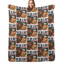 Last Christmas Album - Vintage Band UK Throw Blanket All Weather Soft Throw Blanket for Sofa Size: 75*100cm, Weight: 230 GSM
