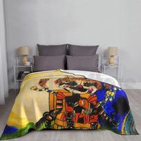 Scrap Baby Fnaf Blanket Fashion Custom Scrap Baby Fnaf Five Nights Fun Time Fun Time Foxy Ballora Size: 75*100cm, Weight: 230 GSM