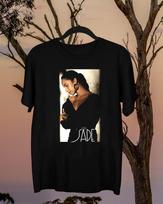 New Popular Sade Singer T Shirt Black Men and Women Size S-5XL BL175 Unisex T-Shirt S įvairiaspalvis
