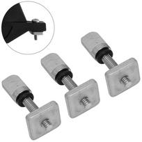 Surfboard Tail Fin Screw Longboard Fin Screw Single Fin Screw with Plate(M4*19MM)