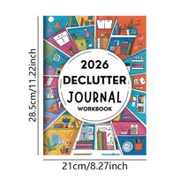 Vibrant Illustrated Home Organization Log Book Stepwise Declutter Planner  Home Organizer Hobbyists 1PC