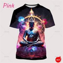 Harajuku 3D Print Buddha Shakyamuni Buddhist T Shirt Ancient India Spiritual Totem Kid Streetwear T-shirts Fashion Mens Clothing XXS