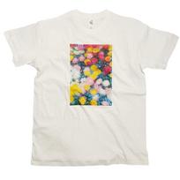 Vintage Pastel Art Floral T-Shirt with Vibrant Print for Summer L