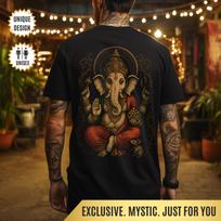 Ganesha T-Shirt Hindu God Spiritual Gift | Yoga Tee | Vedic Art Gift for Meditation, Mindfulness & Positive Energy | Yoga Retreat Shirt M