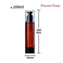 Cosmetic Portable Press Ultra-Fine Mist Spray Bottle Vacuum Bottle Vacuum Flask Pressure Pump Beak-100ml ruda