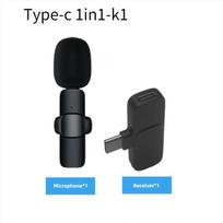 Wireless Lavalier Microphone For Type-C Smartphones Mini Mic for Android Live Streaming Interviews Portable Handheld Mic