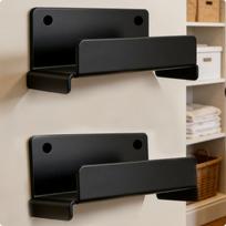 2 Pieces Ladder Storage rack place Saving Wall Mount Hook Shielded Coating Heavy Duty