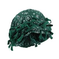 Satin Twist Head Wraps Cashew Print Durag For Men Vintage Hair Wrap Scarf  Fashion Accessory
