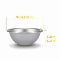 Aluminum Half Sphere Mold Shallow Half Sphere Hemisphere Cake Pan Mini Dessert Mold  Pastry Making M