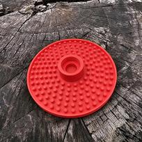 Multi-Hole Anti-Drowning Water Feeder Round Bee Water Dispenser  Home Balcony raudona