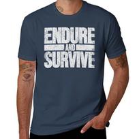 Endure And Survive Tshirt Christmas Casual Short Sleeve Top S