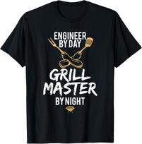 Grill BBQ Master Machinist Funny Gift T-Shirt Unisex T-Shirt XL