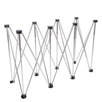 Spider Leg Workbench 8 Legs 800KG Load Bearing Capacity Stainless Steel Folding Workstand for Woodworking Construction Stainless steel