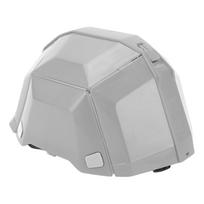 Foldable Helmet High Strength Plastic Head Protection Safety Hat for Outdoor Work Sports Travel Grey PP+PE+ABS