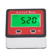 Digital Level Box LCD Display Angle Finder High Accuracy Inclinometer Workpiece Measuring Tool ABS