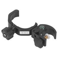 Collector Bracket with Compass GPS RTK Universal Portable Adjustable Range Pole Cradle Mount Holder for IHand30 Aluminum alloy