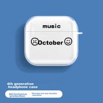 Apple AirPods 4 Case [Music+] Apple Earphone Protective Case, Wireless Bluetooth Earphone Case, Shockproof Creative Anti-Slip Shell Storage Box