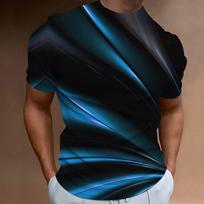 Gym T-Shirt Quick Drying Fashions 3D Printed Comforts Crew Neck Short Sleeve Summer Outdoor Running Basketball Man Gym Clothes S