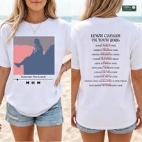 Vintage Lewis Capaldi UK Tour 2026 Concert T-Shirt XL