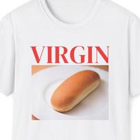 Funny Virgin Shirt, Hot Dog Bun Shirt, Funny Meme Shirt, Gift For Friend, Weird Shirt, Oddly Specific, Unhinged, Cursed, Novelty Gag Gift 2XL