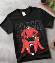 AKIRA marškinėliai Manga Anime Kaneda Tetsuo Katsuhiro Otomo Neo Tokyo marškinėliai dovana M