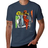 Le Corbusier Exhibition 1955 Tshirt Active Sports Short Sleeve Cotton Shirt S