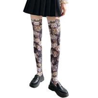 Lolitas Thigh Highs Socks Lingerie Long Boot Stockings Cats Printed Over The Knee Socks Stockings for Womens Girls 1