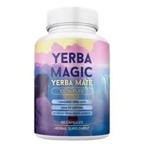 Yerba Mate Capsules | Unsmoked Pure Extract for Clean Energy & Focus | 75mg Natural Caffeine Coffee Alternative | No Fillers, 60 Capsules