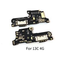For Xiaomi Redmi 13 13C 13R USB Charging Board Dock Port Flex Cable Repair Parts For 13C 4G