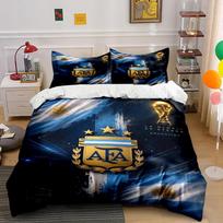 Argentina Football AFA Bedding Set Bedding set (1 duvet cover, 2 pillowcases, duvet not included) 135x200cm
