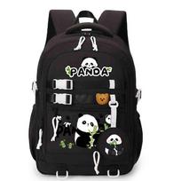 Panda Huahua Cute Children'S Schoolbag Large Capacity Primary And Secondary School Students Lightweight Spine Protection Backpack