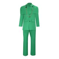 Cosplay Costume for Men, Halloween Stage Performance Outfit, Theme Full Set L žalia
