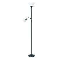 PLATINET FLOOR LAMP E27+E14 BLACK [45178]