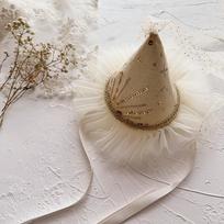 Lace Birthday Crown Sequin Birthday Cap Lovely Birthday Hat Hairpin  Children's Style 1