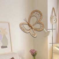 Butterfly Wall Decor, Rattan Garland ,Photography Props ,Craft, Wreath Art Hanging