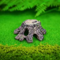 Fish Hide Cave Reptiles Basking Hide Habitat Reptiles Enthusiasts Gears Pet Habitat Accessory pilka spalva
