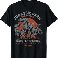 Jurassic Park Raptor Trainer T-Shirt S smėlis
