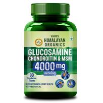 Vlado’s Himalayan Organics Glucosamine Chondroitin MSM Tablets 90 Veg For Joint Mobility & Flexibility