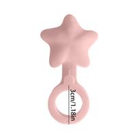 Tub Stopper 2 Pieces Star-Shaped Leak-Proof Bathtub Stopper Silicone Drain Plug For Home Hotel Apartment Rental House Boys Girls rožinė