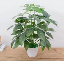 Green Aloes Artificial Wealthy Leaves Without Pot Green Plants Fake Flower Living Room Decoration Simulated Monstera Tree Plant
