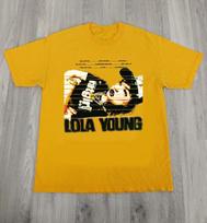 LOLA YOUNG Singer US TOUR Unisex Shirt Cotton Gift Tee Gold Unisex T-Shirt XXL