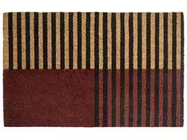 Durų kilimėlis TUKSUK rudas / smėlio spalvos 50 x 80 cm kokoso pluoštas