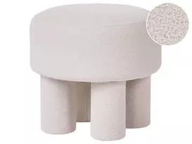 CANBY Boucle taburetė, kreminė balta