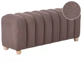 Tapetuotas suoliukas IDYLLWILD Boucle rudas