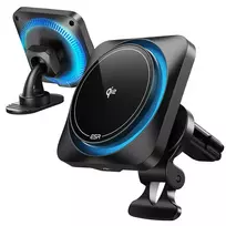 ESR HALOLOCK Cryoboost Magnetic MagSafe Dashboard  AND  Vent Car Mount, Wireless Charger Qi2 15W, Frosted Onyx