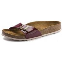 Birkenstock Round Toe Comfortable Slide Sandals Women sandals Red-Brown 1013082 37