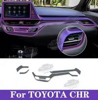 TPU Protective Film for Toyota C-HR 2023 Interior Dashboard and Panels - Anti-Scratch, Self-Healing, Transparent Dashboard / Transparent / LHD juoda