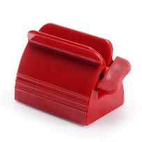 Multifunction Toothpaste Squeezer Rolling Tube Squeezer Easy Portable Non-slip Toothpaste Dispenser Bathroom accessories sets raudona